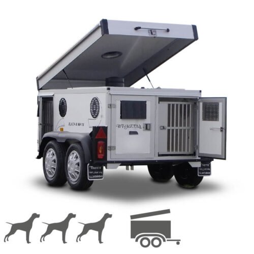 Remorque Tandem WT-Metall Thermo 3 avec toit de rangement