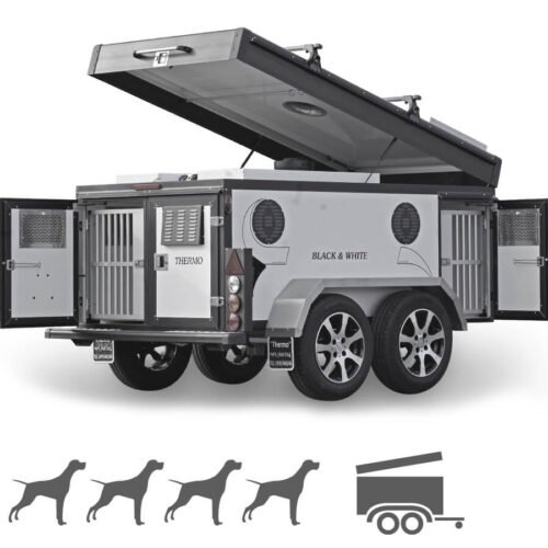 Remorque Tandem WT-Metall Thermo 4 avec toit de rangement