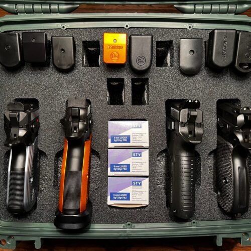 VALISE À PISTOLETS ÉTANCHE, ANTICHOC & VERROUILLABLE