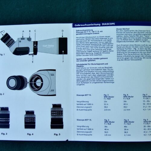 Longue Vue Zeiss Diascope 85 T* FL | État Neuf + Adaptateur Photo